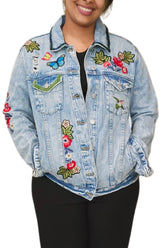 Lets Get Lost Denim Jacket - Missy & Molly